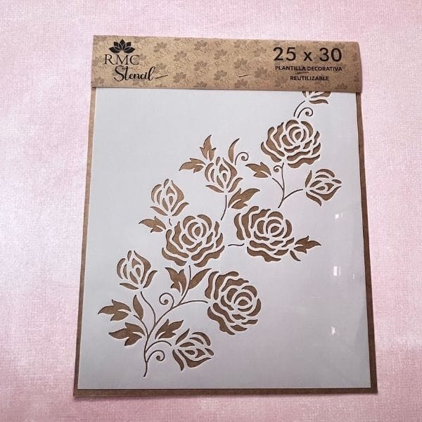 Stencil 25X30  ANK05 - Floral