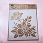 Stencil 25X30  ANK03 - Floral
