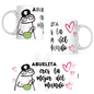 Taza Cerámica 320 cc Flork "Abuelita eres la mejor del mundo"