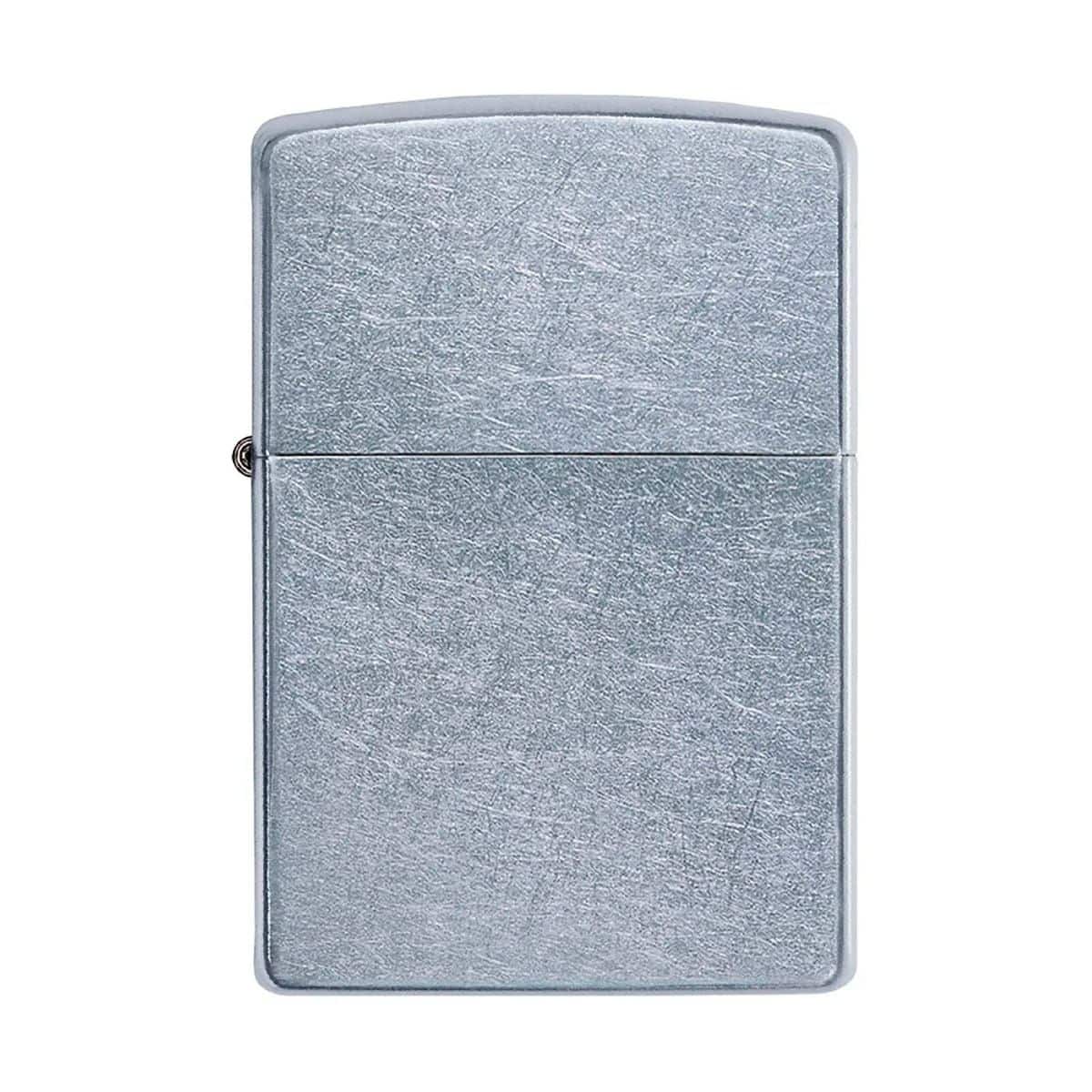 Encendedor Zippo Lighter Street Chrome Plateado Zp207