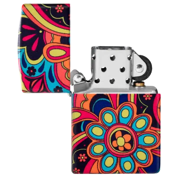Encendedor Zippo Flower Power Design Multicolor ZP46128