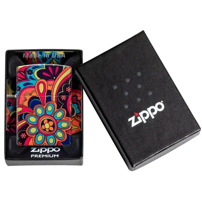Encendedor Zippo Flower Power Design Multicolor ZP46128