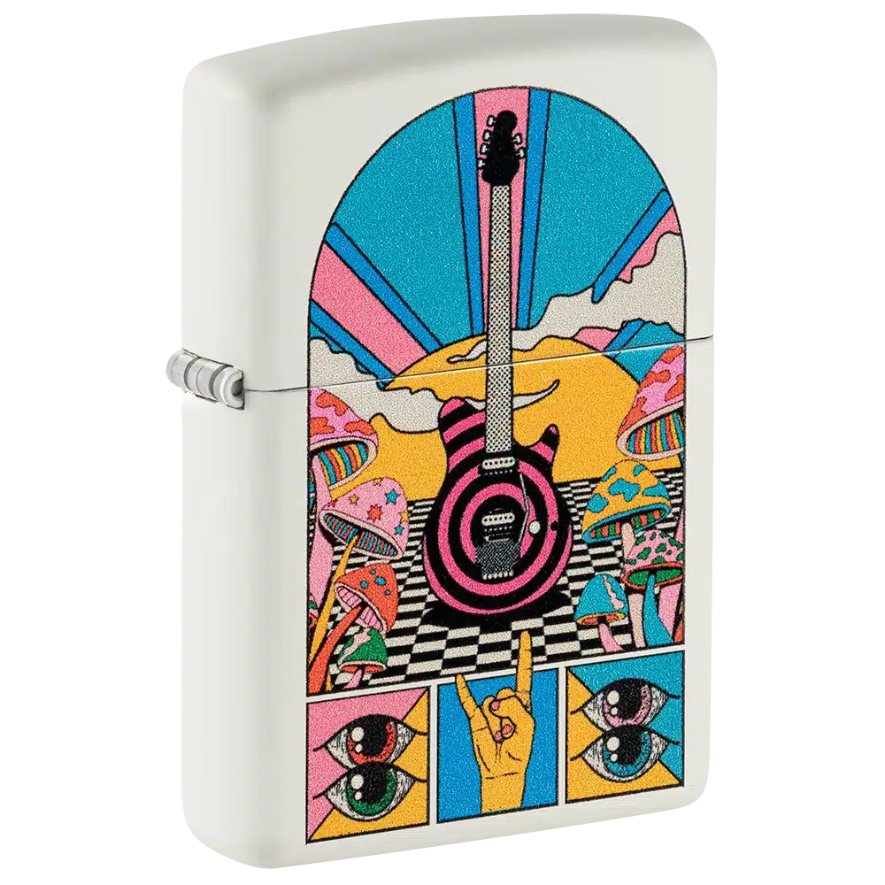 Encendedor Zippo Retro Music Design Blanco ZP46167