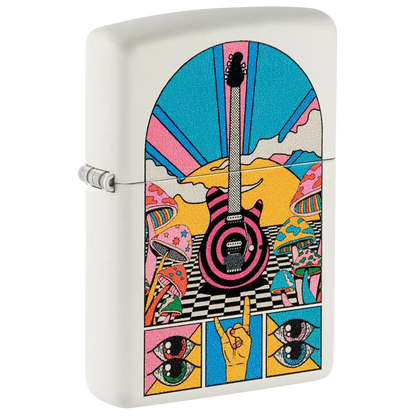 Encendedor Zippo Retro Music Design Blanco ZP46167