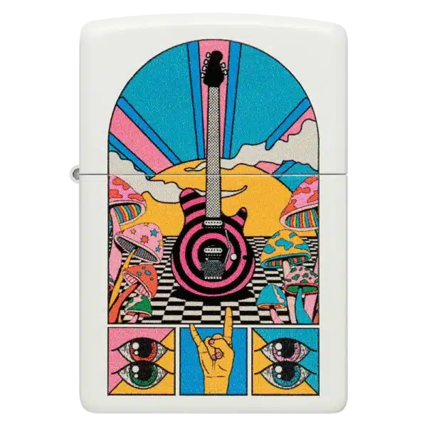 Encendedor Zippo Retro Music Design Blanco ZP46167