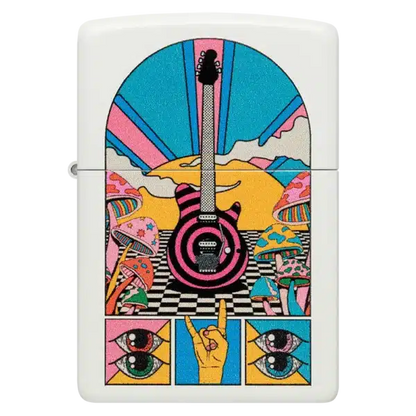Encendedor Zippo Retro Music Design Blanco ZP46167