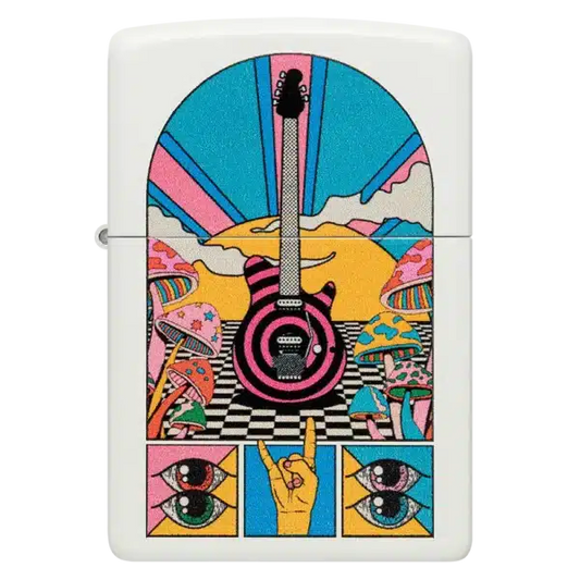 Encendedor Zippo Retro Music Design Blanco ZP46167