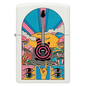 Encendedor Zippo Retro Music Design Blanco ZP46167