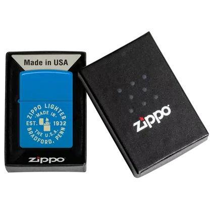 Encendedor Zippo Zippo Seal Design Azul ZP46173