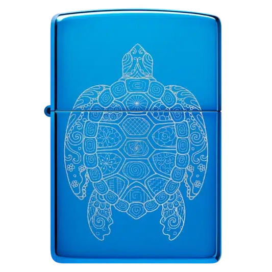 Encendedor Zippo Zen Turtle Design Azul ZP46177