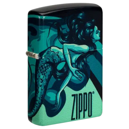 Encendedor Zippo Mermaid Zippo Design Turquesa ZP48605