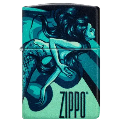 Encendedor Zippo Mermaid Zippo Design Turquesa ZP48605