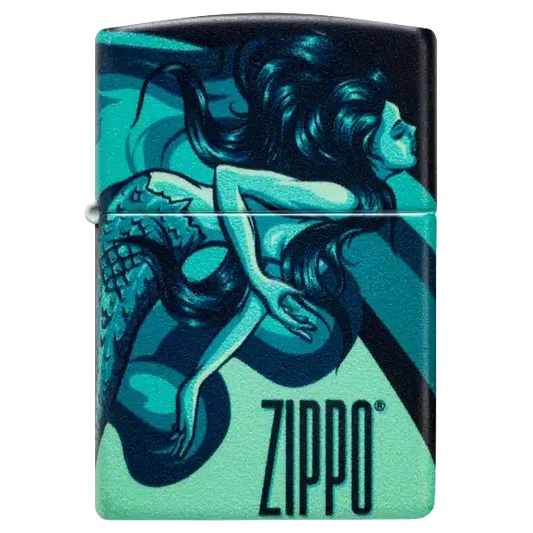 Encendedor Zippo Mermaid Zippo Design Turquesa ZP48605