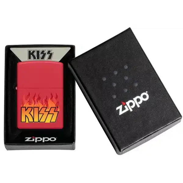 Encendedor Zippo Kiss Design Rojo ZP48642