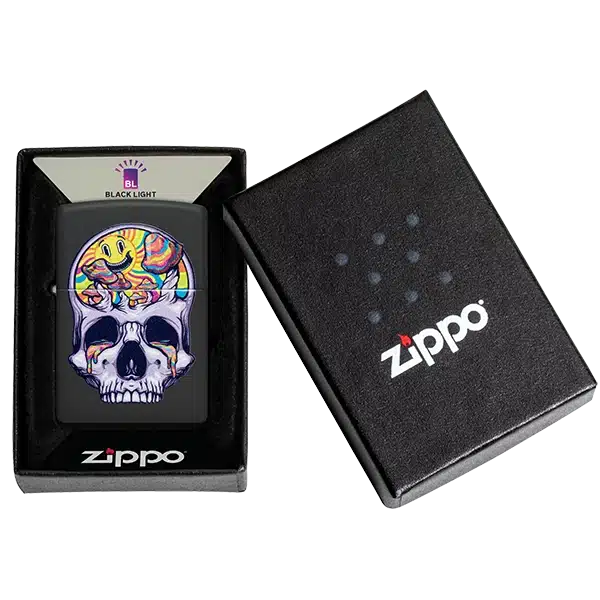 Encendedor Zippo Skull Moon Design  ZP48737