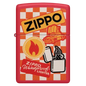 Encendedor Zippo Retro Zippo Design Rojo ZP48998