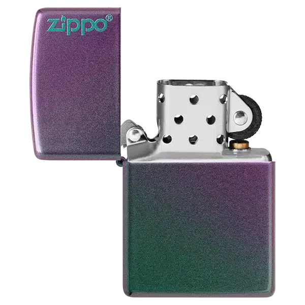 Encendedor Zippo Iridiscente Logo Morado ZP49146ZL