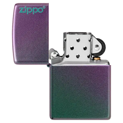 Encendedor Zippo Iridiscente Logo Morado ZP49146ZL