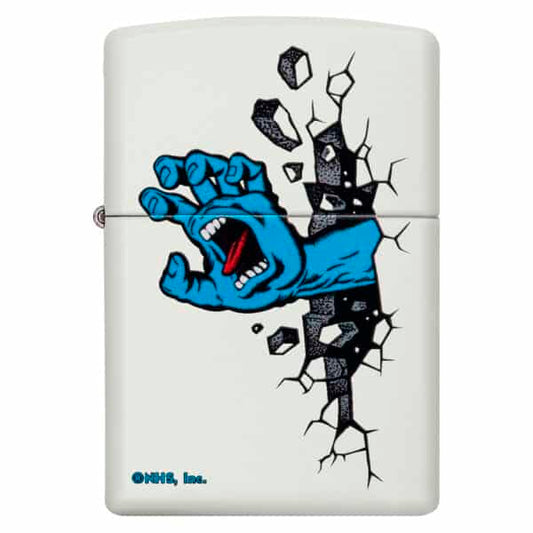 Encendedor Zippo Santa Cruz Skate Design Blanco ZP49614