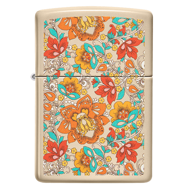 Encendedor Zippo Vintage Floral Design Rosa ZP49770