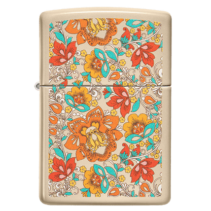Encendedor Zippo Vintage Floral Design Rosa ZP49770