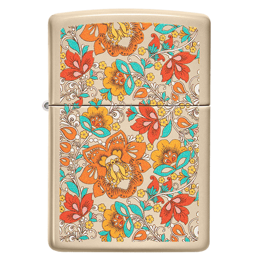 Encendedor Zippo Vintage Floral Design Rosa ZP49770