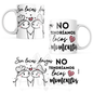 Taza Cerámica 320 cc Flork "Sin locas amigas, no tendríamos locos momentos"