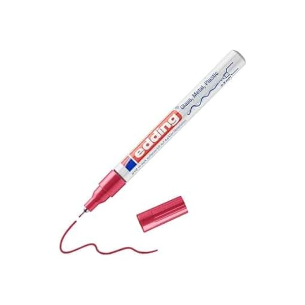Marcador Pintura Edding E-780 0.8mm - 02 Rojo