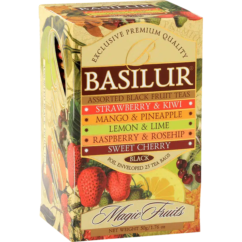 Te Basilur Magic Fruits Negro Assorted  25 bolsas