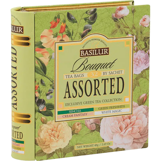 Te Basilur Teabook Assorted Bouquet 32 Bolsas