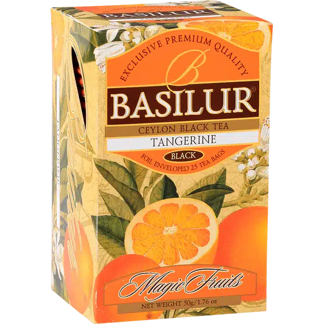 Te Basilur Negro Tangerine 25 bolsas