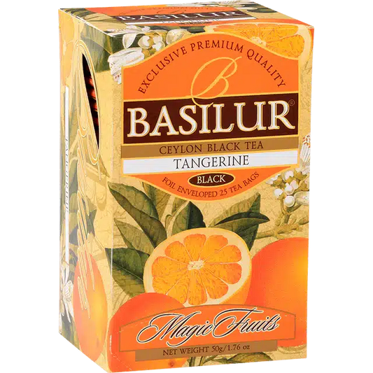 Te Basilur Negro Tangerine 25 bolsas