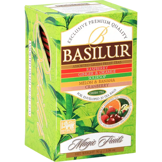 Te Basilur Magic Fruits Verde Assorted  25 bolsas