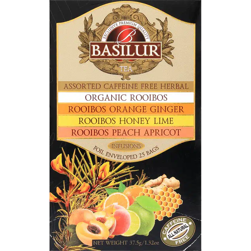 Te Basilur Rooibos Frutal Assorted 25 bolsas