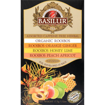 Te Basilur Rooibos Frutal Assorted 25 bolsas