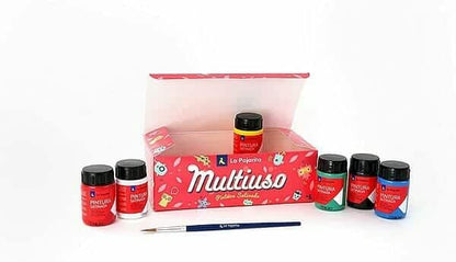 Pack Pintura Acrílica 6 colores La Pajarita