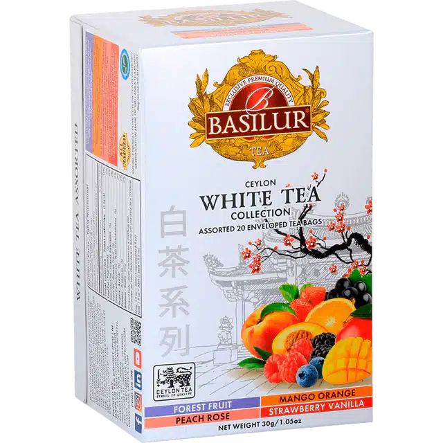 Te Basilur Blanco Frutal Assorted White 20 Bolsas