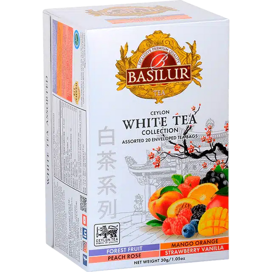 Te Basilur Blanco Frutal Assorted White 20 Bolsas