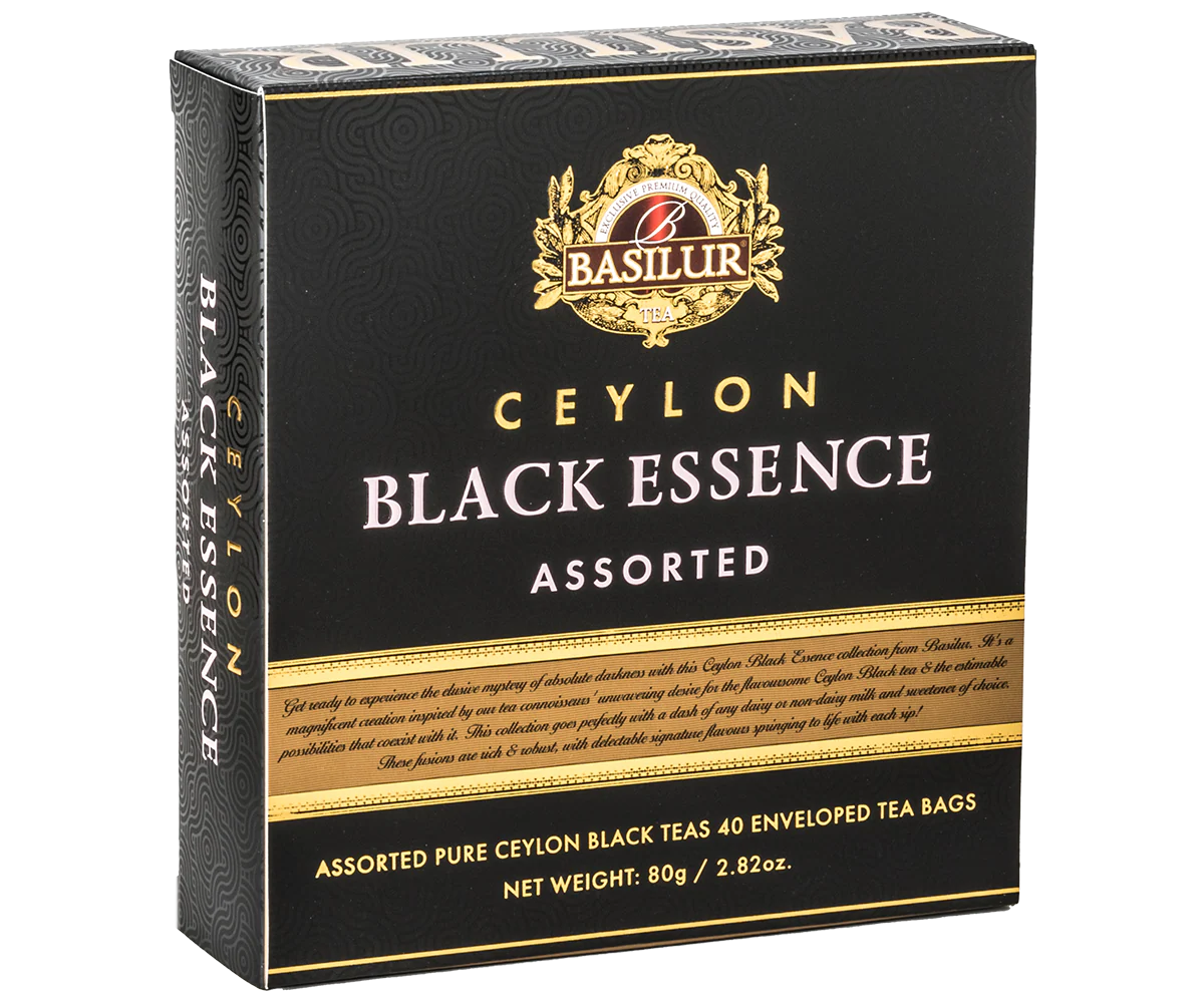 Te Basilur Caja Gift Black Essence Assorted  40 Bolsas