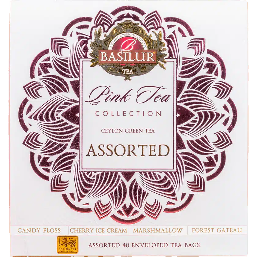Te Basilur Caja Gift Pink Tea Assorted 40 bolsas