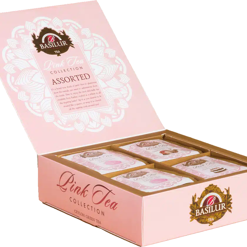 Te Basilur Caja Gift Pink Tea Assorted 40 bolsas