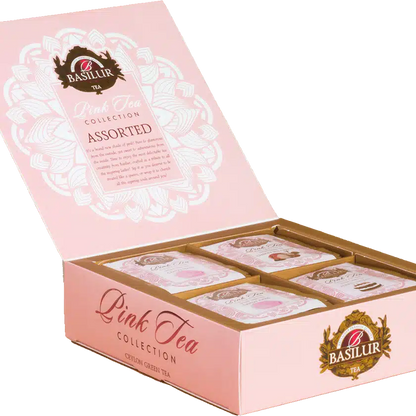 Te Basilur Caja Gift Pink Tea Assorted 40 bolsas