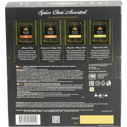 Te Basilur Caja Gift Spice Chai Assorted Caja 40 Bolsas