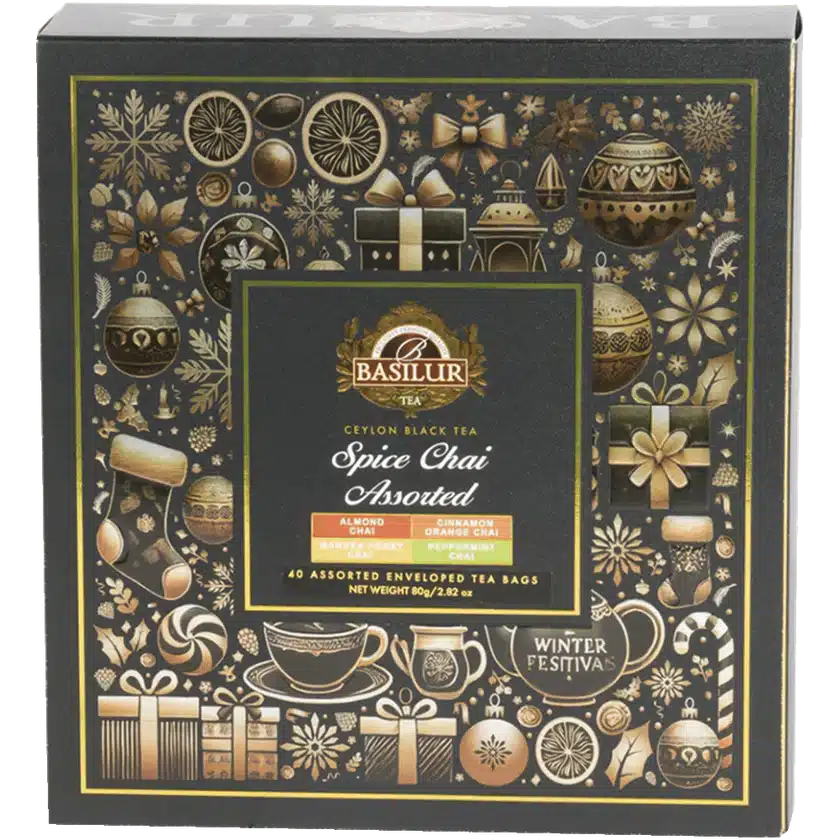Te Basilur Caja Gift Spice Chai Assorted Caja 40 Bolsas