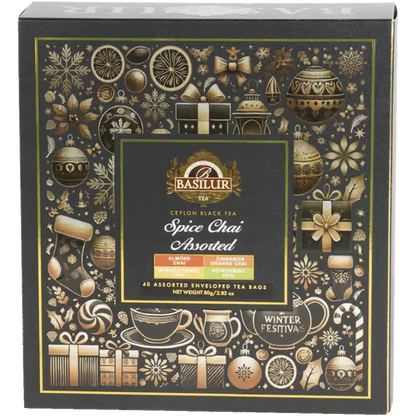 Te Basilur Caja Gift Spice Chai Assorted Caja 40 Bolsas