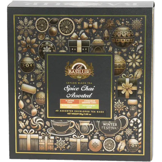 Te Basilur Caja Gift Spice Chai Assorted Caja 40 Bolsas