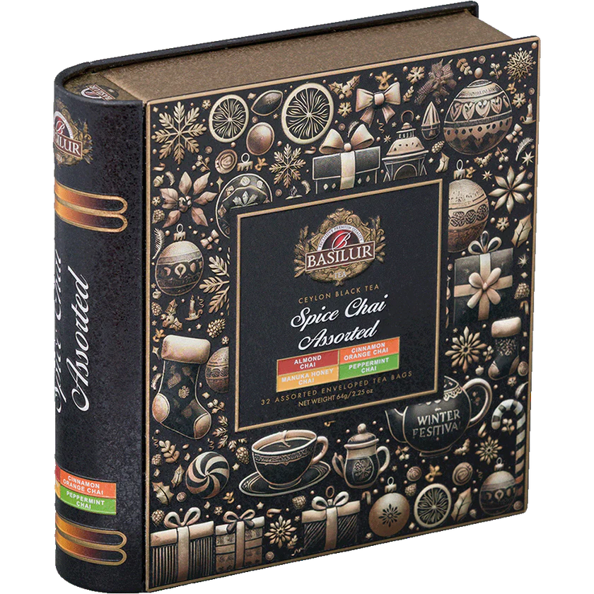 Te Basilur Teabook Assorted Spice Chai 32 Bolsas