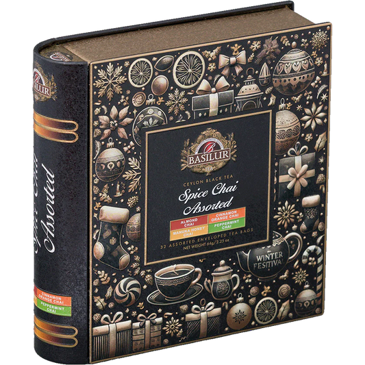 Te Basilur Teabook Assorted Spice Chai 32 Bolsas