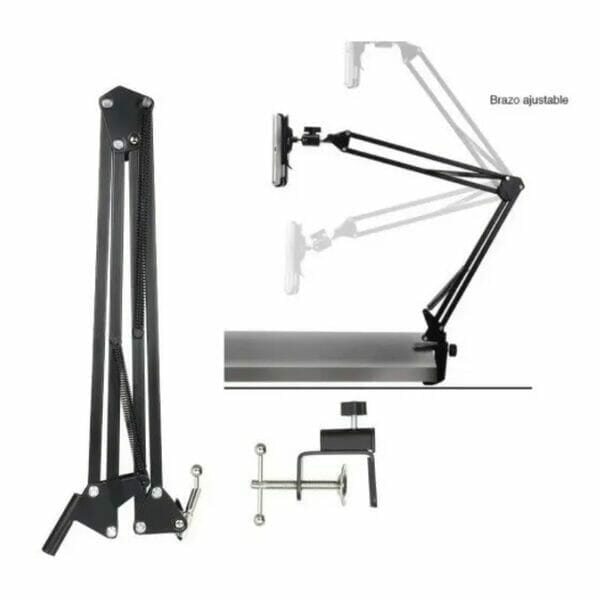 Soporte Profesional multiuso para Celular y Tablet