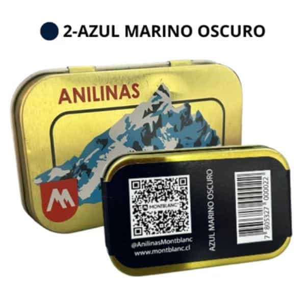 Anilina caja dorada AZUL MARINO OSCURO